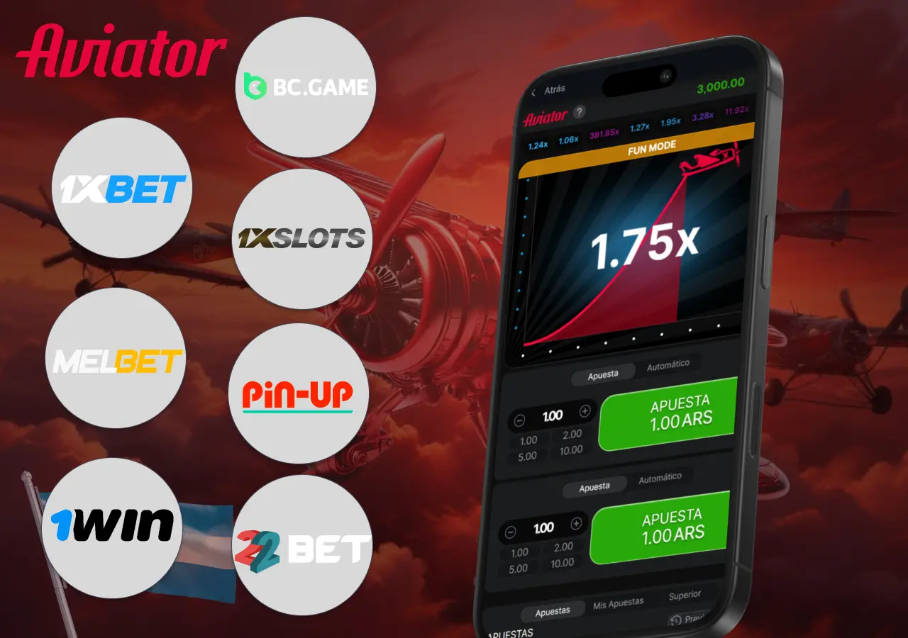 Lista de casinos donde puedes probar Aviator gratis.